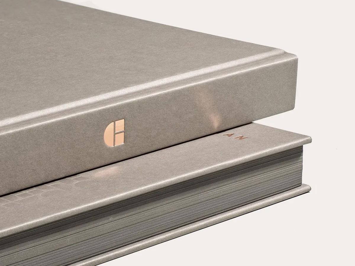 Giancarlo Tosoni – award-winning brand identity and corporate monograph for Lapitec, designed for global recognition.
